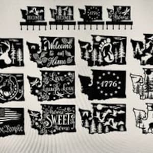 Washington State Bundle For Plasma cutting DXF format