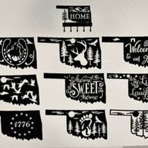 Oklahoma State Bundle for Plasma cutting DXF format