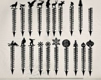Snow Gauge Bundle for plasma use dxf