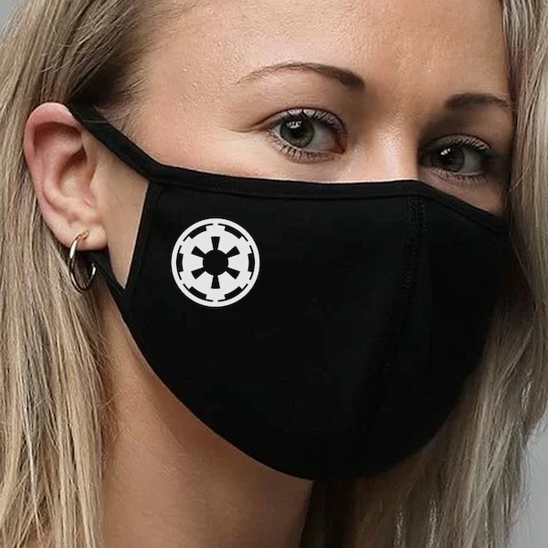 Star Wars Galactic Empire Logo Fashion FACE MASK cotton, washable, reusable, breathable, skin-friendly, anti-droplets