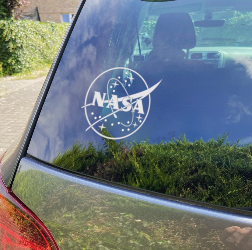 NASA Logo Weatherproof Vinyl Decal Sticker, For Car Bumper Or Laptop, New
