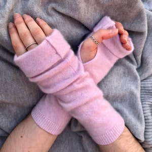 Cashmere Fingerless Gloves