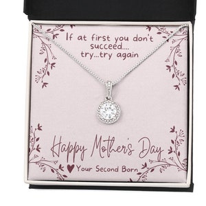 Divertido Día de la Madre / Regalo del Día de la Madre de la Hija / Regalo del Segundo Nacido / Gracias por tenerme Mamá / Regalos Divertidos Para Mamá / Gracias Mamá