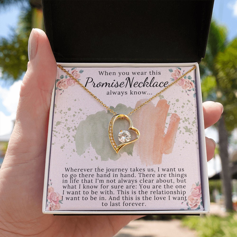 Promise Necklace For Girlfriend Boyfriend Girlfriend Pinky Promise