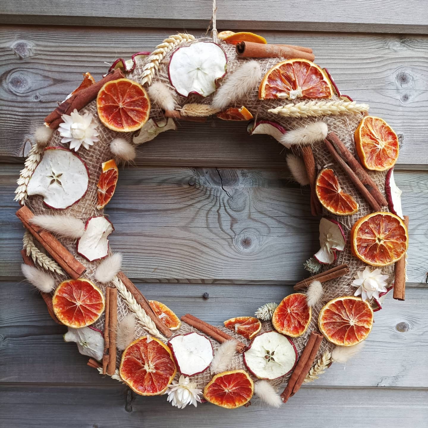 Couronne Pomme, Orange, Cannelle