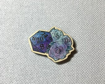 Cuidador de agujas para dados D20