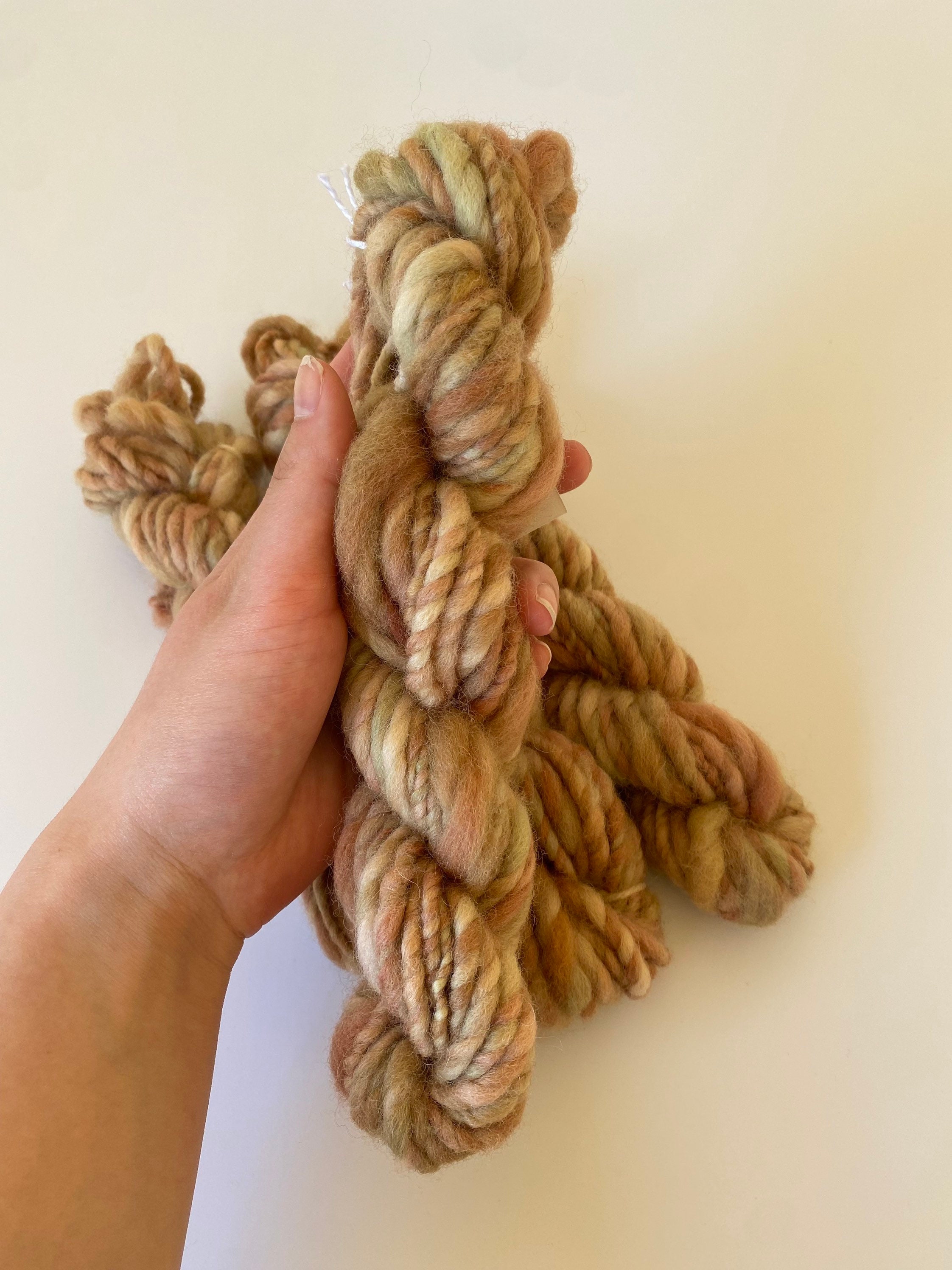 Thick and Thin Yarn Hand Dyed Yarn Bulky Worsted Weight Yarn Etsy