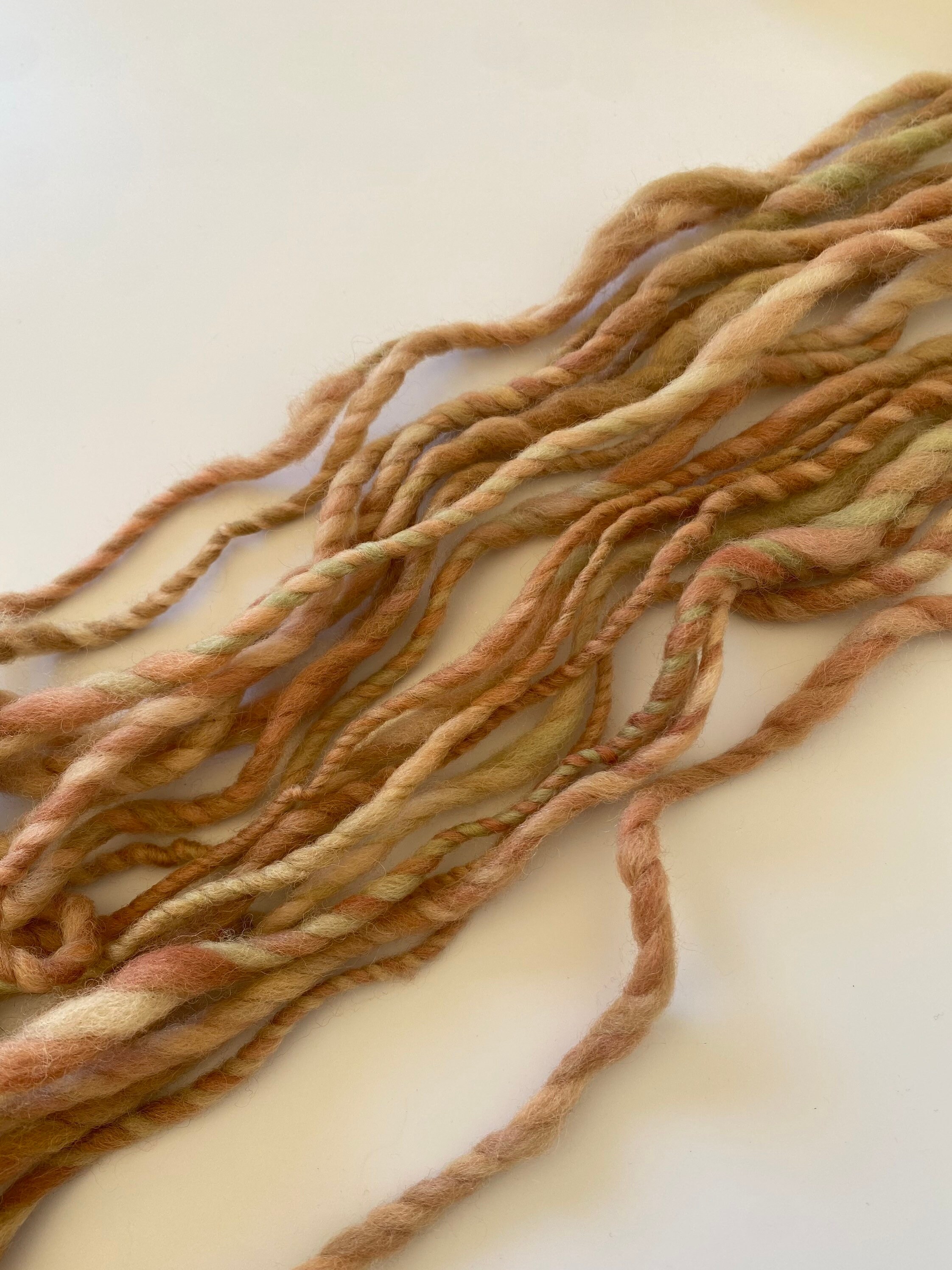 Thick and Thin Yarn Hand Dyed Yarn Bulky Worsted Weight Yarn Etsy