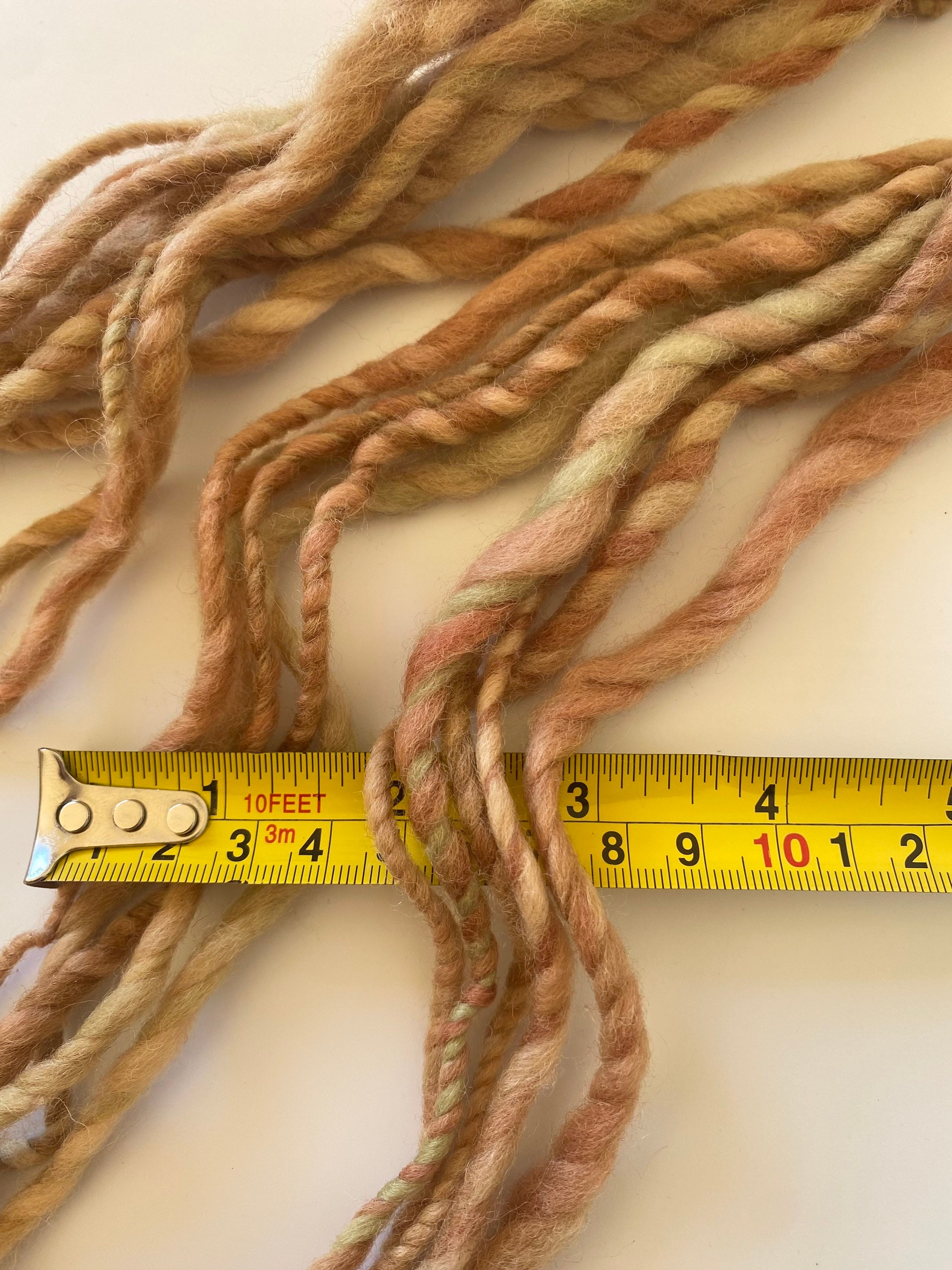 Thick and Thin Yarn Hand Dyed Yarn Bulky Worsted Weight Yarn Etsy