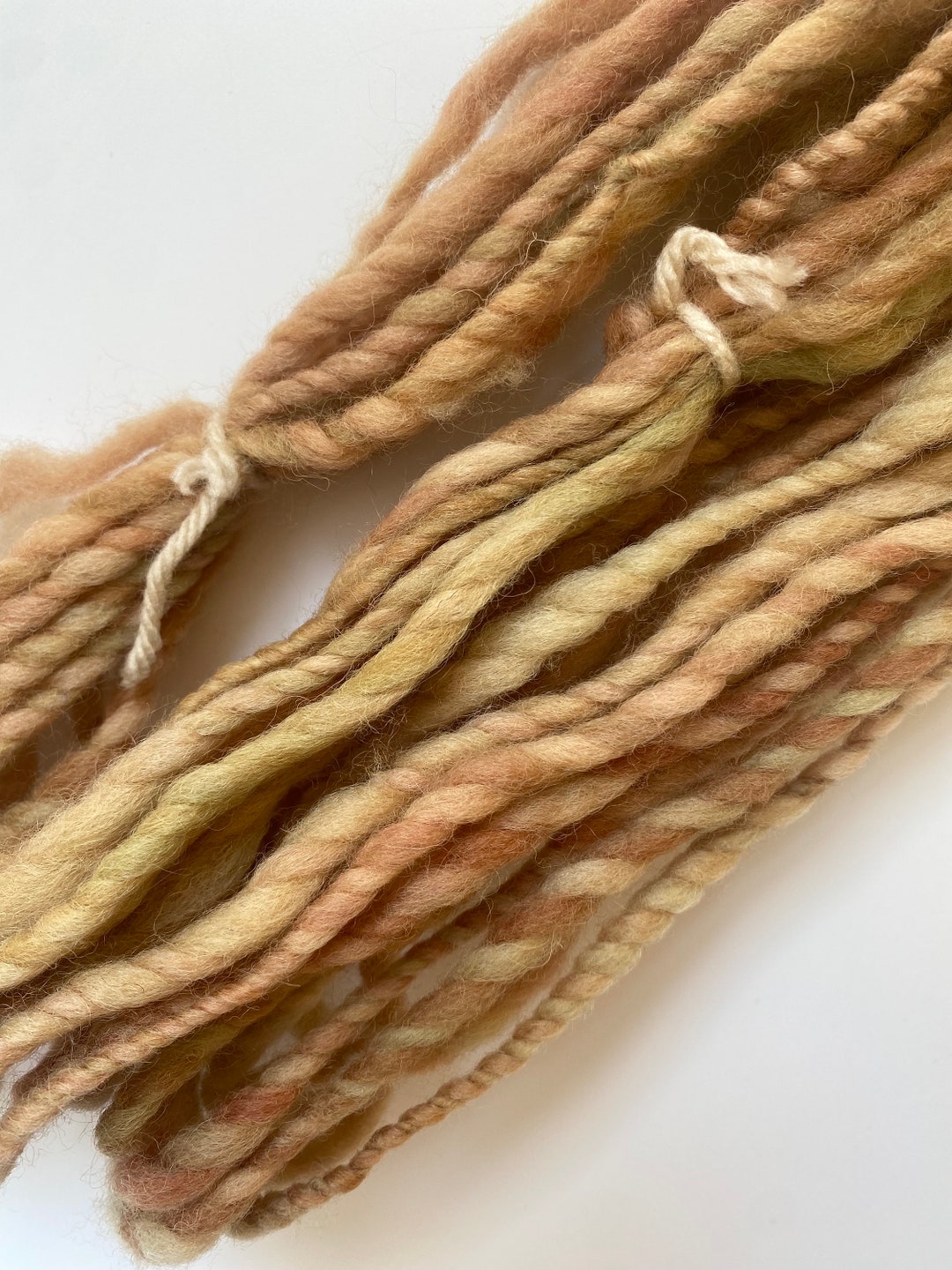 Thick and Thin Yarn Hand Dyed Yarn Bulky Worsted Weight Yarn Etsy