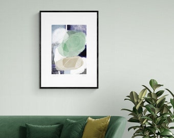 Fine art signed print - "Abstract I" wall art, interior decor, artwork by Maria Lans, wall art, wall decor, abstract art