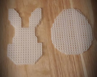 Plastic canvas Easter cutouts