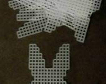 Plastic canvas peeps cutouts
