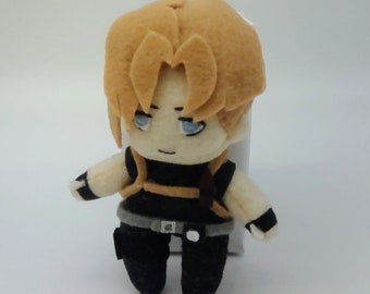 Resident Evil 4 Mini Leon Doll MADE TO ORDER Handmade Felt Plush