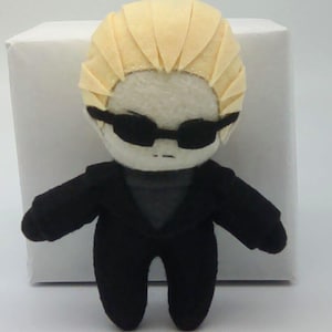 Resident Evil 4 Mini Wesker Doll MADE TO ORDER Handmade Felt Plush
