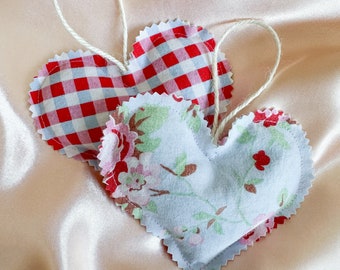 Double Sided Lavender Heart Sachet | Vintage | Antique | Upcycled | Relaxing | Aromatherapy | Gift