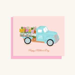 Camion fleuri fête des mères