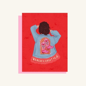 Nous faisons bon ménage - Carte de Saint-Valentin