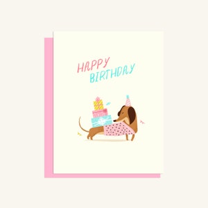 Joyeux anniversaire - Cadeaux d'anniversaire teckel