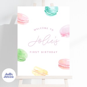 Sweet One First Birthday - Willkommensschild 45x60 cm