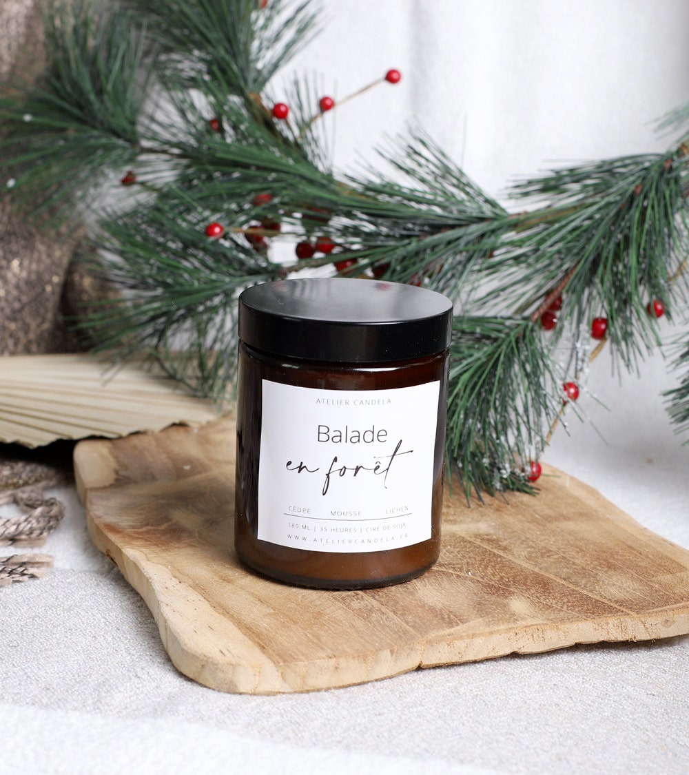 Balade en Forêt - Bougie Artisanale Parfumée Cire de Soja