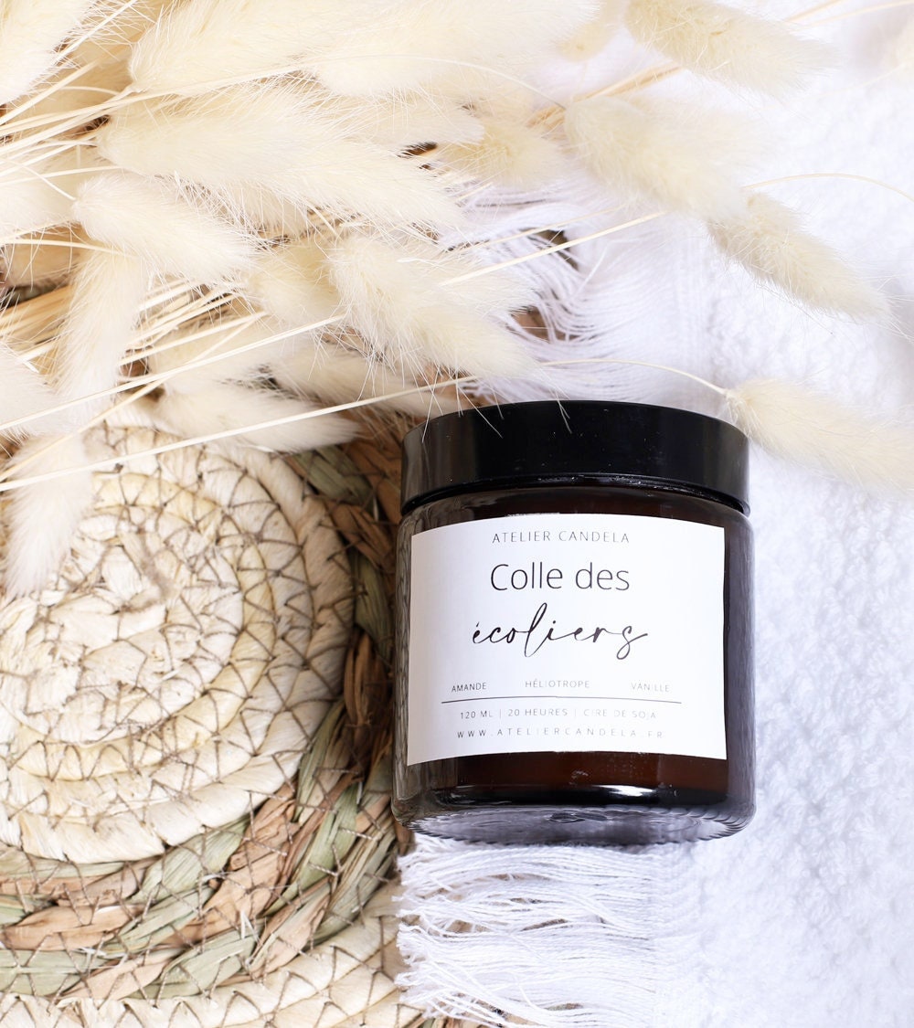 Colle Des Écoliers - Bougie Artisanale Parfumée en Cire de Soja