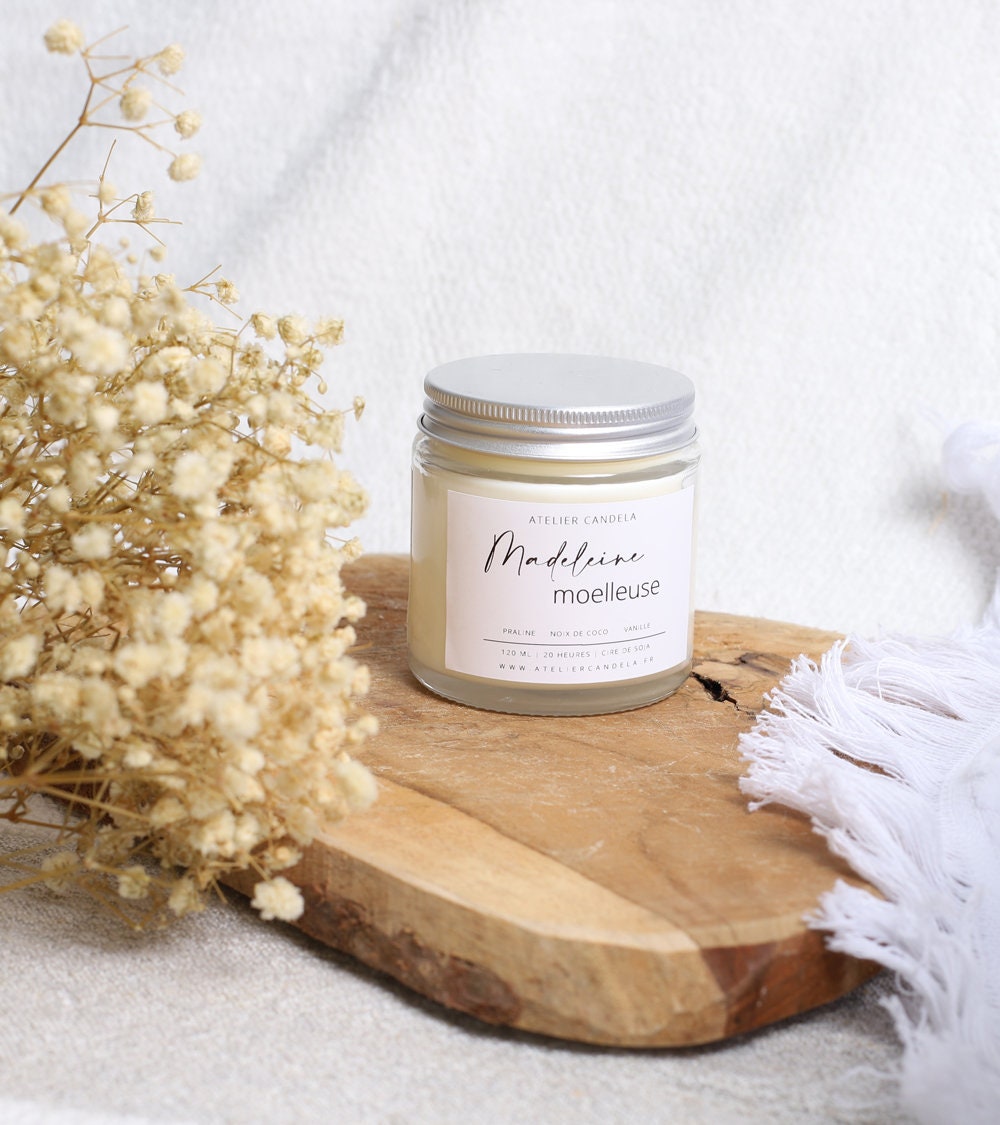Madeleine - Bougie Artisanale Parfumée en Cire de Soja