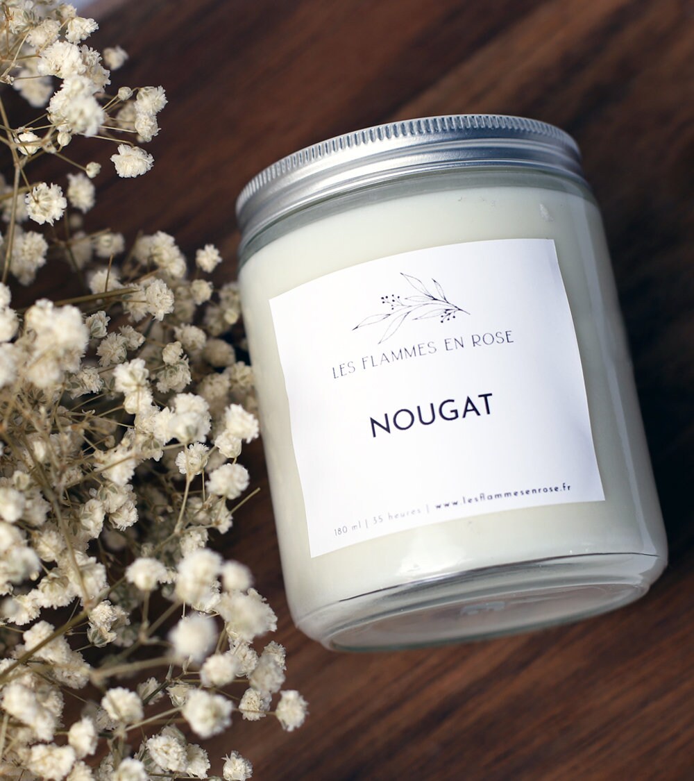 Nougat - Bougie Artisanale Parfumée en Cire de Soja