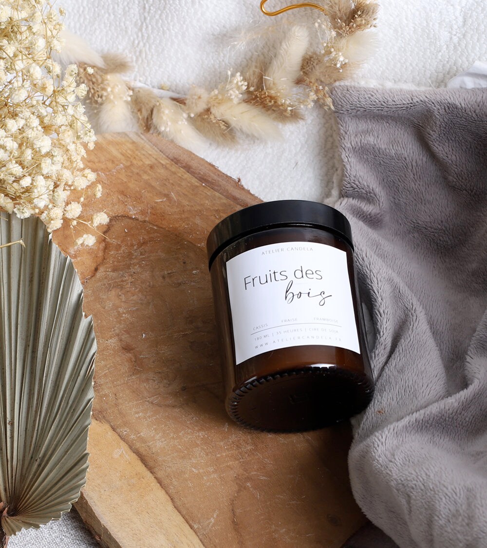 Fruits Des Bois - Bougie Artisanale Parfumée en Cire de Soja