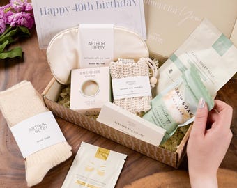 40th Birthday Pamper Box For Her - spa day, Fortieth Birthday, 40th for Women