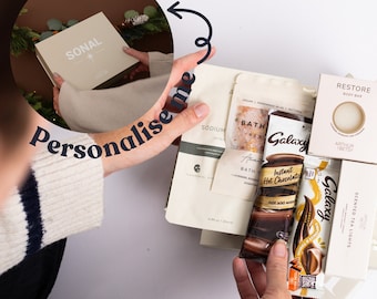 Personalised Christmas Gift Box: Self-Care Spa Set for Her