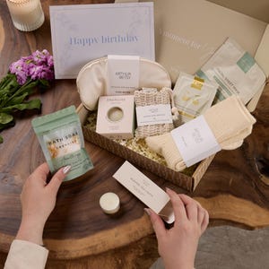 Birthday Pamper Gift Box For Her Birthday Pamper Hamper Birthday Self Care Package Personalised Birthday Gift