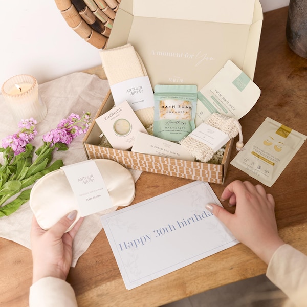 30th Birthday Pamper Box For Her, 30th Birthday Gifts, 30th Ladies Gifts Thirtieth 30th Birthday Gift For Women 30th Pamper Hamper For Women