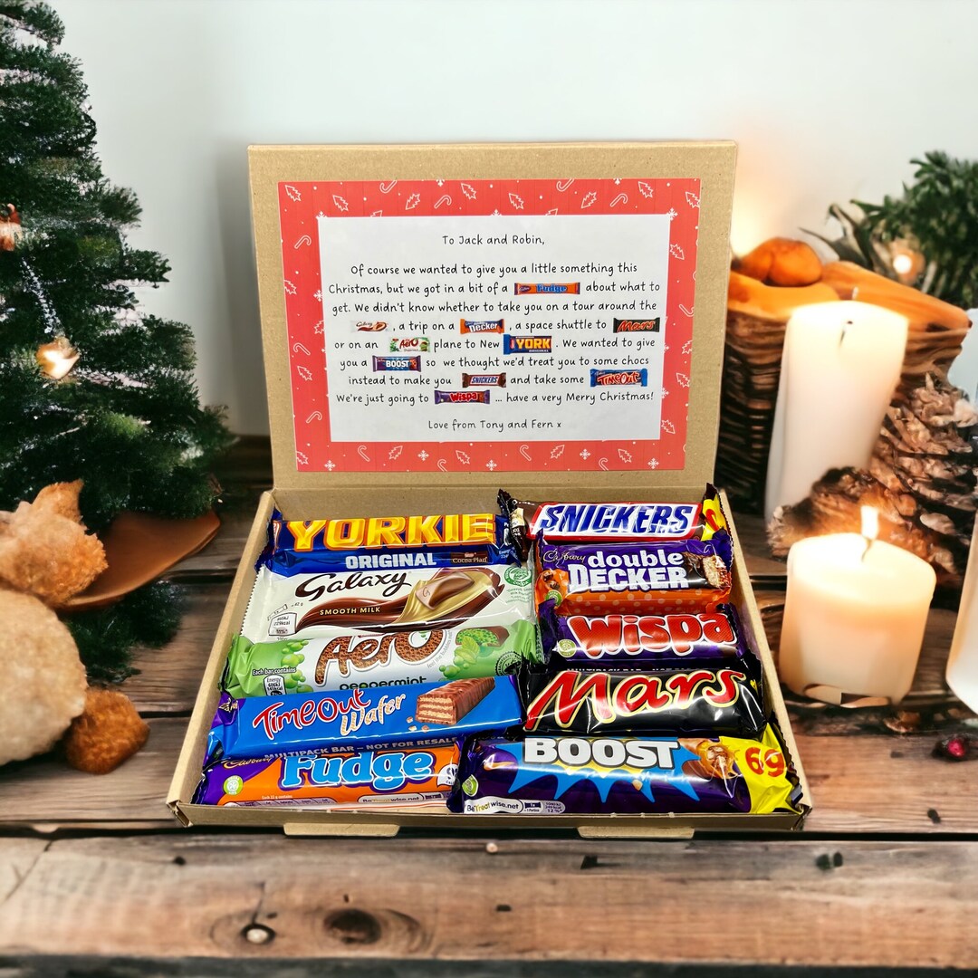 Christmas Gift Boxes for Him, Men's Stocking Fillers, Personalised