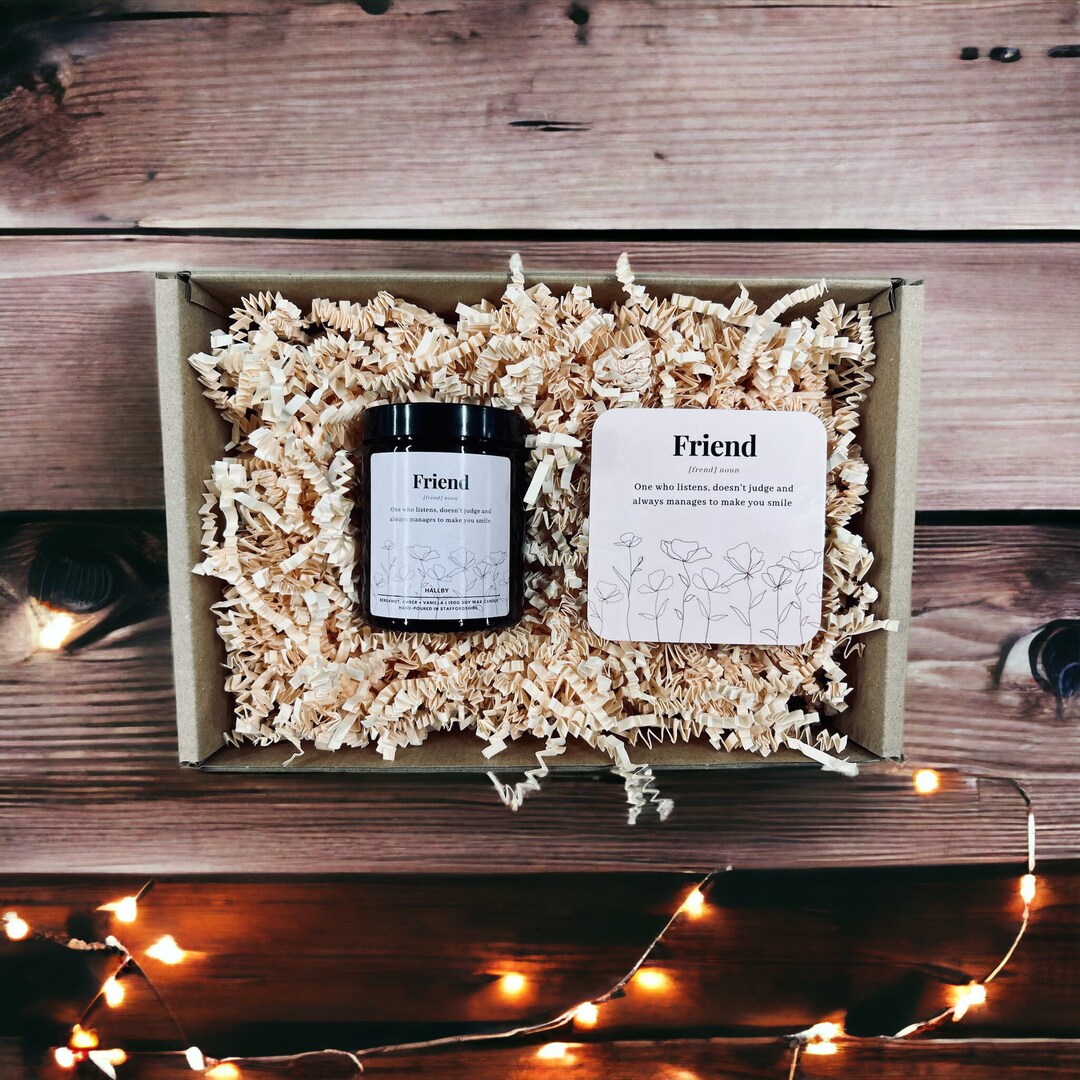 Christmas Gifts for Friend, Christmas Friend Gifts, Friend Candle