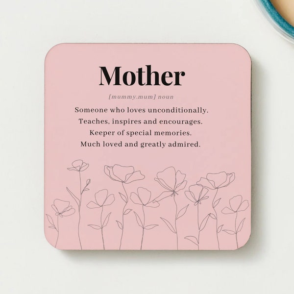 Mother's Day gift, Coaster for mum, Mum gift, Mum coaster, Special mummy presents, Mummy gifts, Mummy present, Mothers day presents