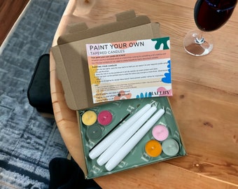 Paint your own candle kit, Birthday gifts for her, Birthday gifts for women, Gifts for mum, Bestie gifts, Creative gifts for her