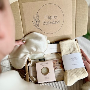 Birthday Pamper Gift Box For Her Birthday Pamper Hamper Birthday Self Care Package Personalised Birthday Gift