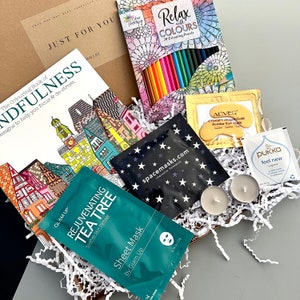 Calm box: Mindfulness, relaxation, wellbeing, hug in a box, self care, self care gift