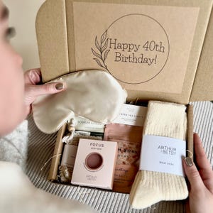40. Geburtstag Pamper Box für Sie, 40. Geburtstagsgeschenke, 40 Damen Geschenke, 40. Geburtstagsgeschenk für Frauen 40