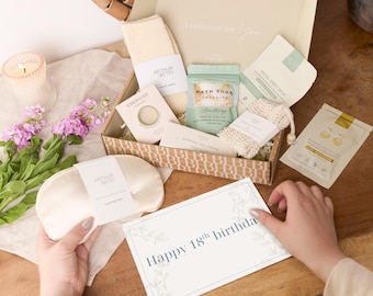 18th Birthday Gift - Birthday Gifts, for her, spa day, pamper hamper box