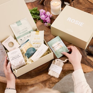 Milestone birthday, personalised gift, birthday gift, anniversary gift, pamper hamper, spa gift for her, Christmas hamper, Christmas gift,