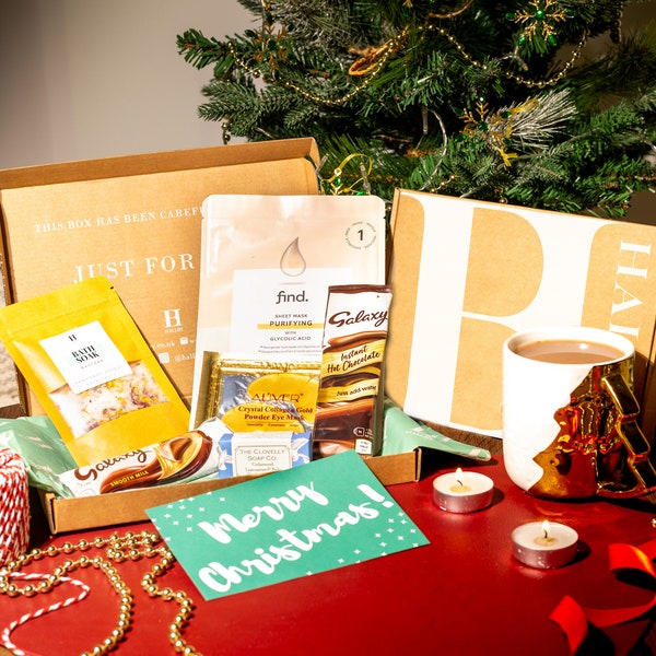 Personalised Christmas Gift Box, Luxury Christmas Gift Set, Gift Set For Her, Christmas Gift for Her, Filled Christmas Gift Box, Xmas Gift
