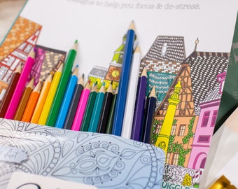 Adult Coloring Book with Pencils - Choose Hope