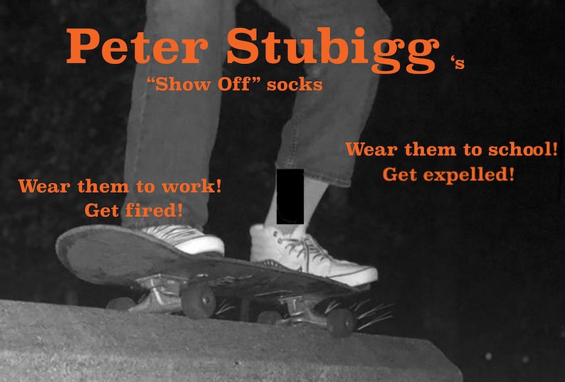 Peter Stubigg's show Off Socks Etsy