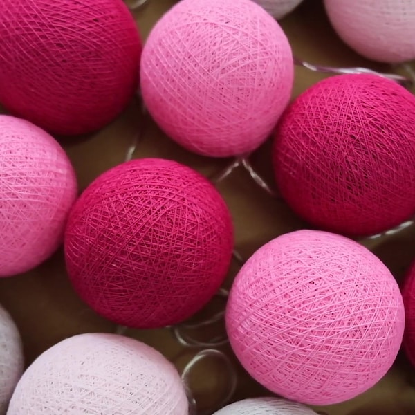 Cotton Ball Light Etsy