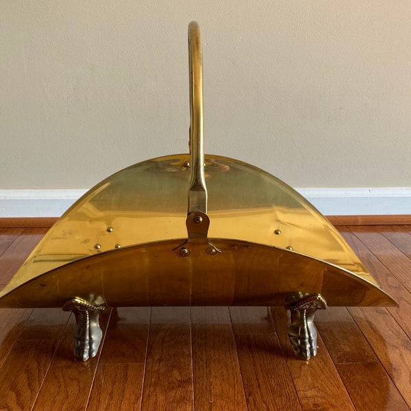 Brass Log Holder Etsy