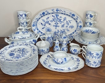 NEW INVENTORY - Vintage Blue Danube "Blue Onion" China | Sold Individually