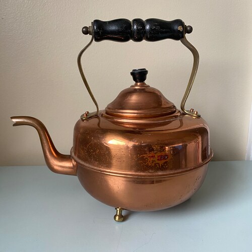 Vintage Simplex Whistling Copper hotsell Tea Kettle | Made in England