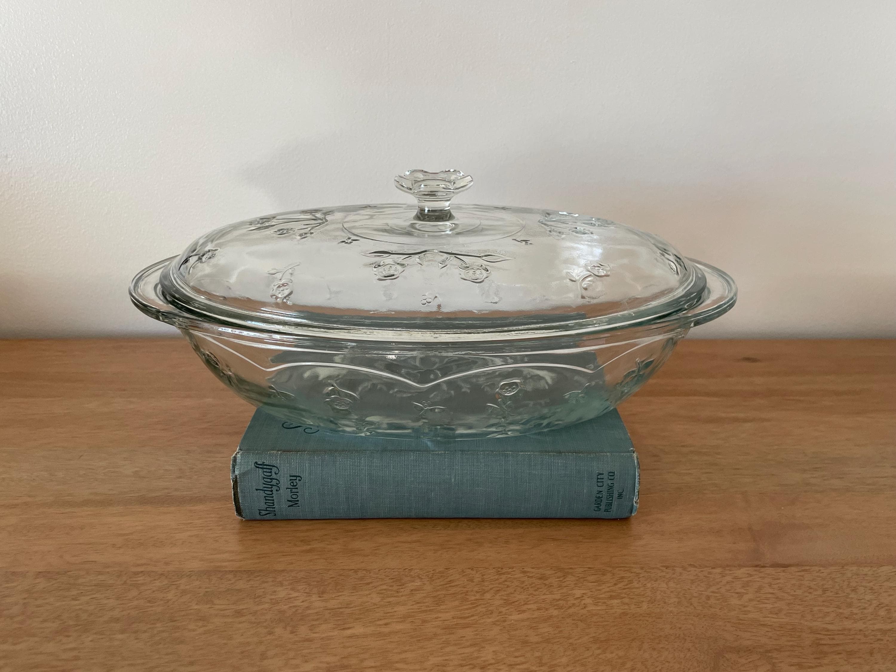 Covered Casserole Anchor Hocking Casserole Dish Vintage Fire King